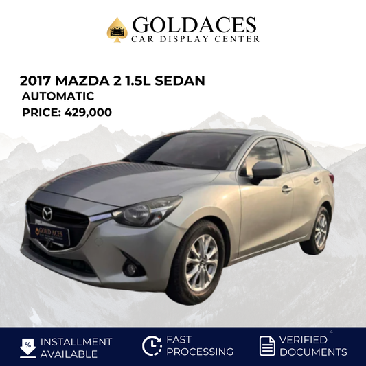 2017 MAZDA 2 1.5L SEDAN AUTOMATIC TRANSMISSION MAZDA