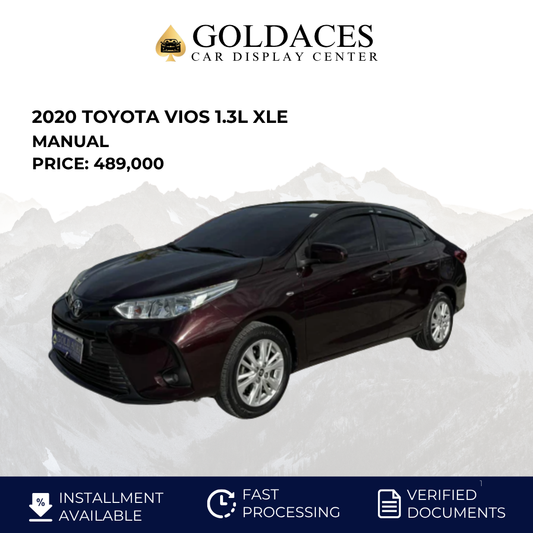 2020 TOYOTA VIOS 1.3L XLE MANUAL TRANSMISSION TOYOTA