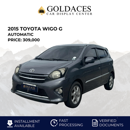 2015 TOYOTA WIGO G 1.0L AUTOMATIC TRANSMISSION Gold Aces Car Display Center