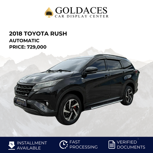 2018 TOYOTA RUSH 1.5L GAS AUTOMATIC TRANSMISSION (24T KMS ONLY!) TOYOTA
