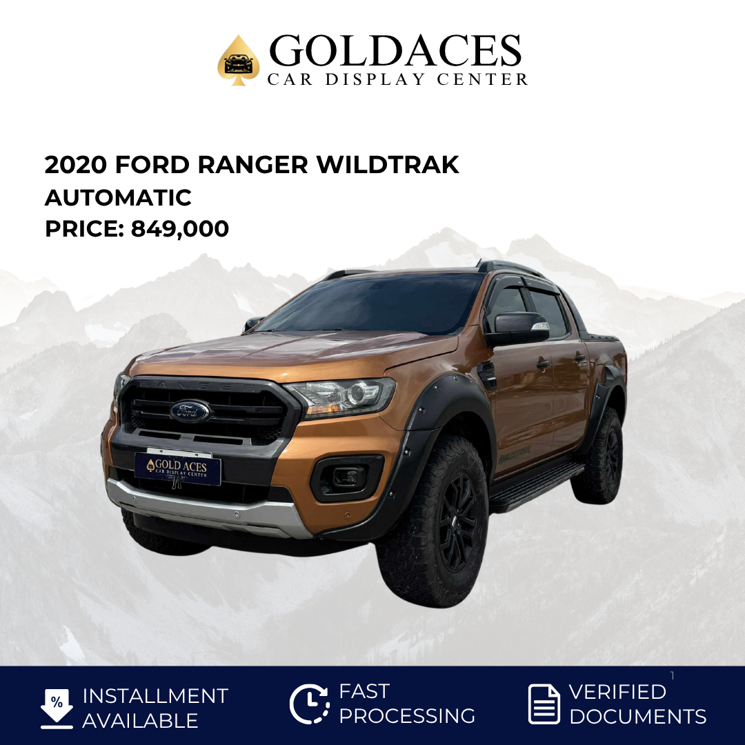 2020 FORD RANGER WILDTRAK 2.0L 4X2 DSL AUTOMATIC TRANSMISSION Gold Aces Car Display Center