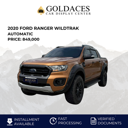 2020 FORD RANGER WILDTRAK 2.0L 4X2 DSL AUTOMATIC TRANSMISSION Gold Aces Car Display Center