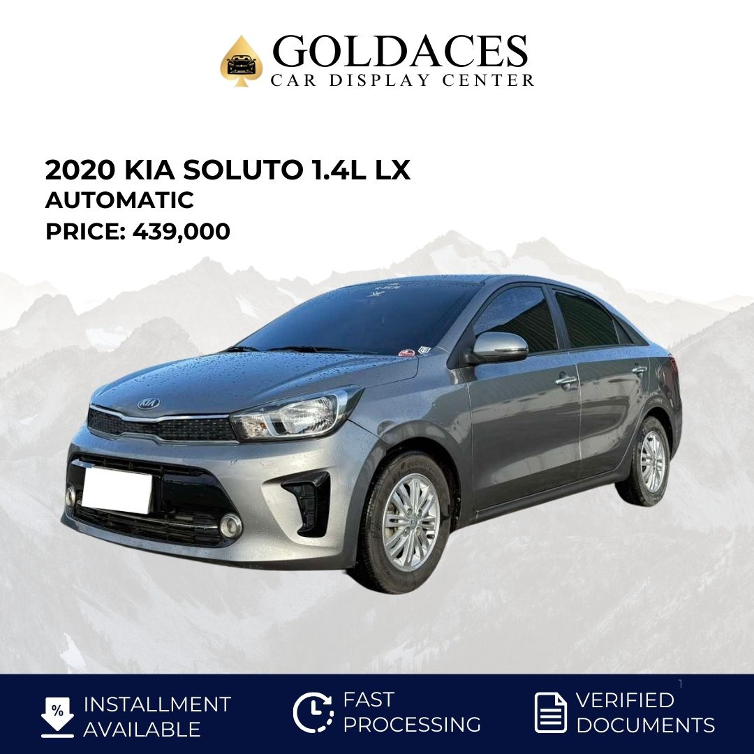 2020 KIA SOLUTO 1.4L LX AUTOMATIC TRANSMISSION