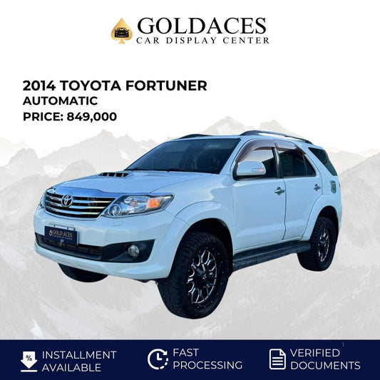 2014 TOYOTA FORTUNER 3.0L V 4X4 AUTOMATIC TRANSMISSION