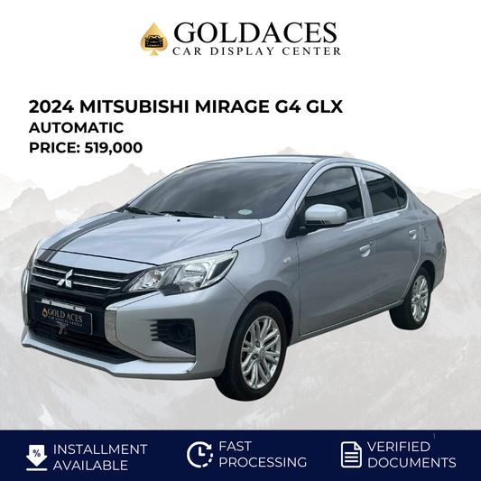 2024 MITSUBISHI MIRAGE G4 GLX 1.2L AUTOMATIC TRANSMISSION Gold Aces Car Display Center