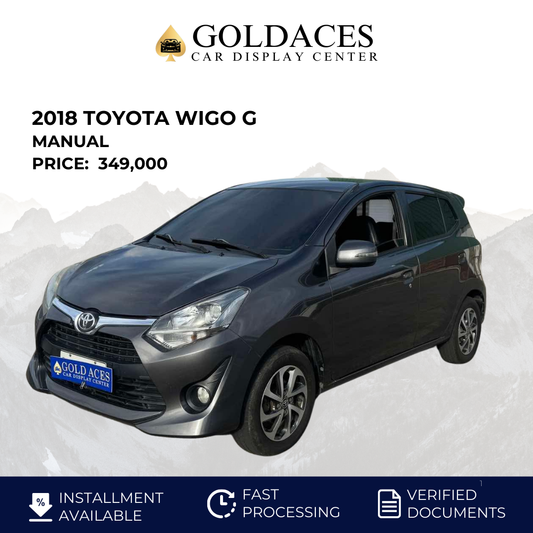 2018 TOYOTA WIGO G 1.0L MANUAL TRANSMISSION TOYOTA