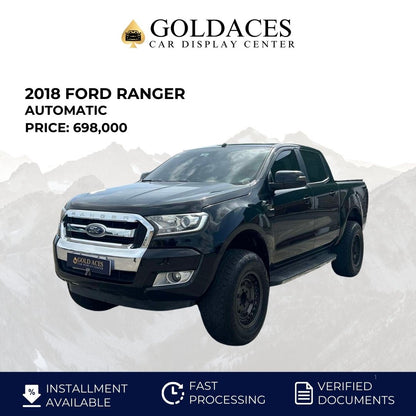 2018 FORD RANGER XLT 2.2L 4X2 AUTOMATIC TRANSMISSION