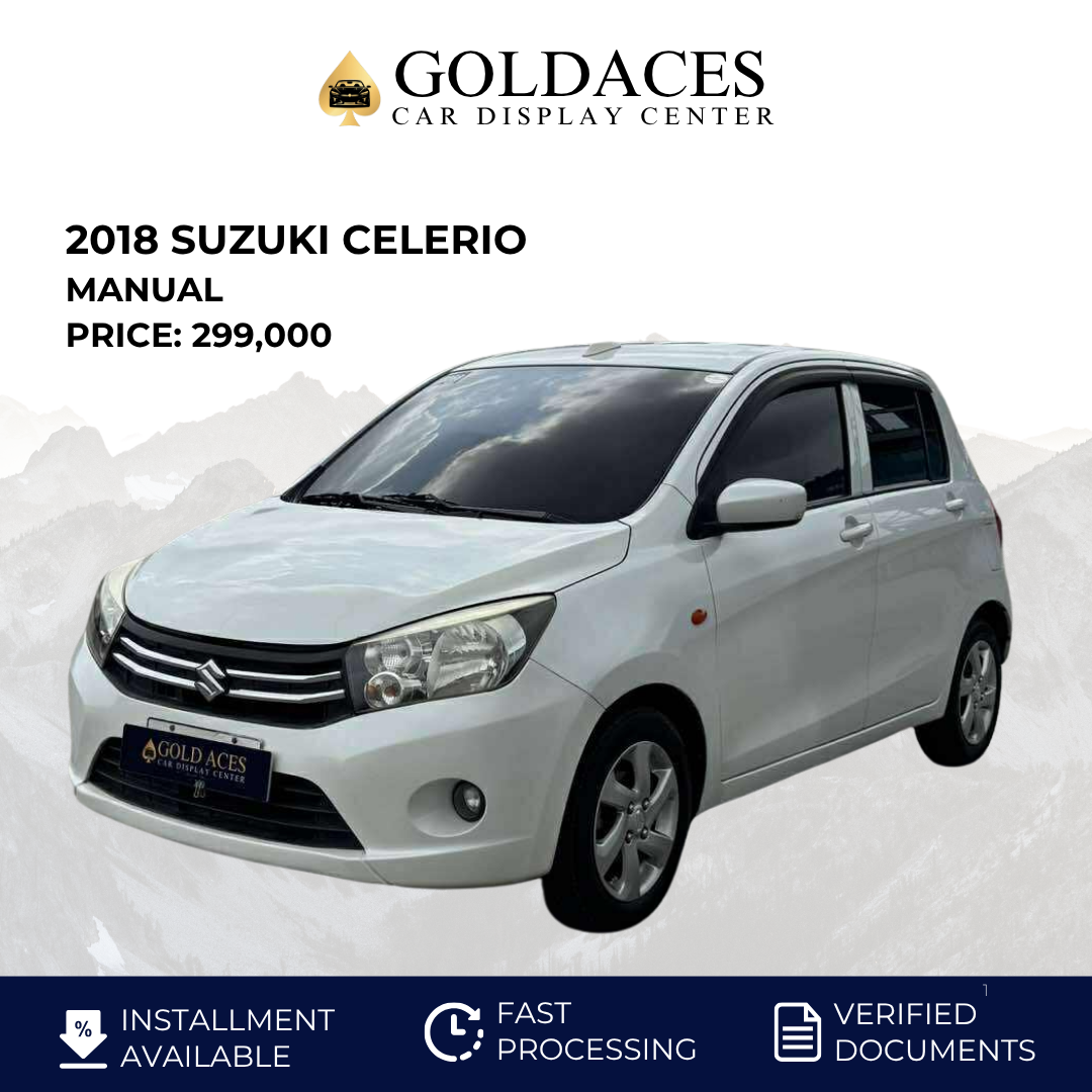 2018 SUZUKI CELERIO 1.0L MANUAL TRANSMISSION&nbsp; Gold Aces Car Display Center