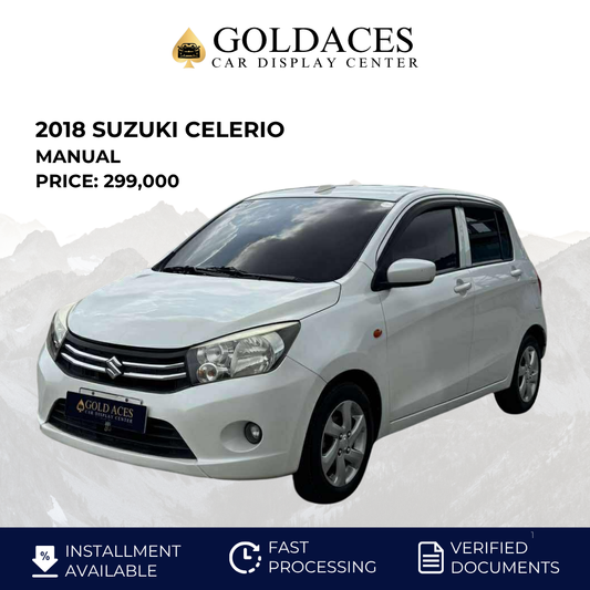 2018 SUZUKI CELERIO 1.0L MANUAL TRANSMISSION&nbsp; Gold Aces Car Display Center