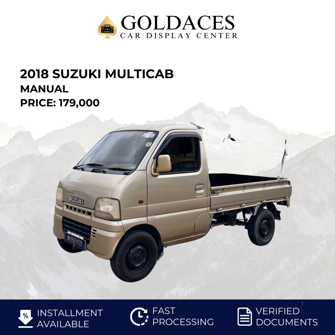 2018 SUZUKI MULTICAB MANUAL TRANSMISSION Gold Aces Car Display Center