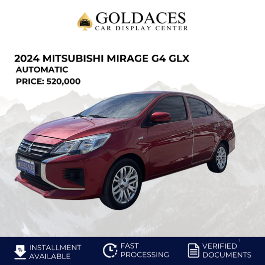 2024 MITSUBISHI MIRAGE G4 GLX 1.2G CVT AUTOMATIC TRANSMISSION Gold Aces Car Display Center