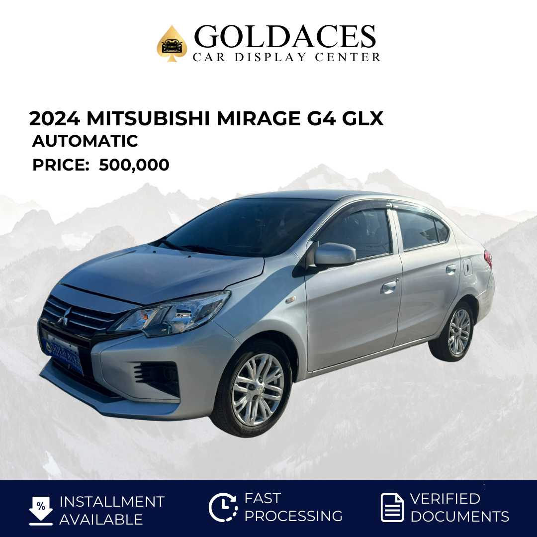 2024 MITSUBISHI MIRAGE G4 GLX 1.2L AUTOMATIC TRANSMISSION Gold Aces Car Display Center
