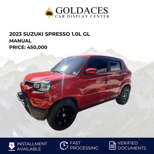 2023 SUZUKI SPRESSO 1.0L GL MANUAL TRANSMISSION Gold Aces Car Display Center