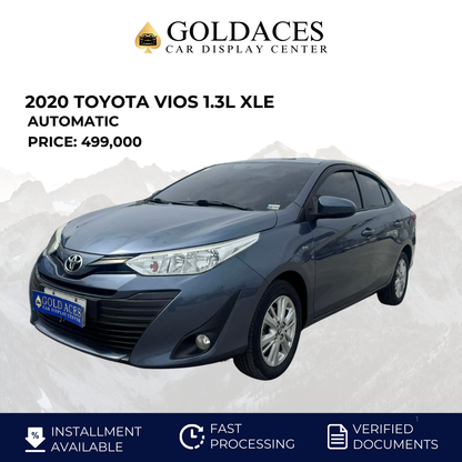 2020 TOYOTA VIOS 1.3L XLE CVT AUTOMATIC TRANSMISSION Gold Aces Car Display Center