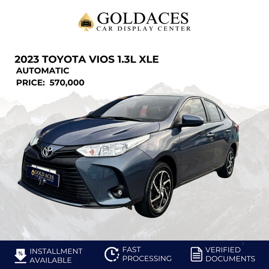 2023 TOYOTA VIOS 1.3L XLE AUTOMATIC TRANSMISSION Gold Aces Car Display Center