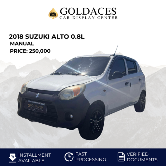 2018 SUZUKI ALTO 0.8L MANUAL TRANSMISSION Gold Aces Car Display Center