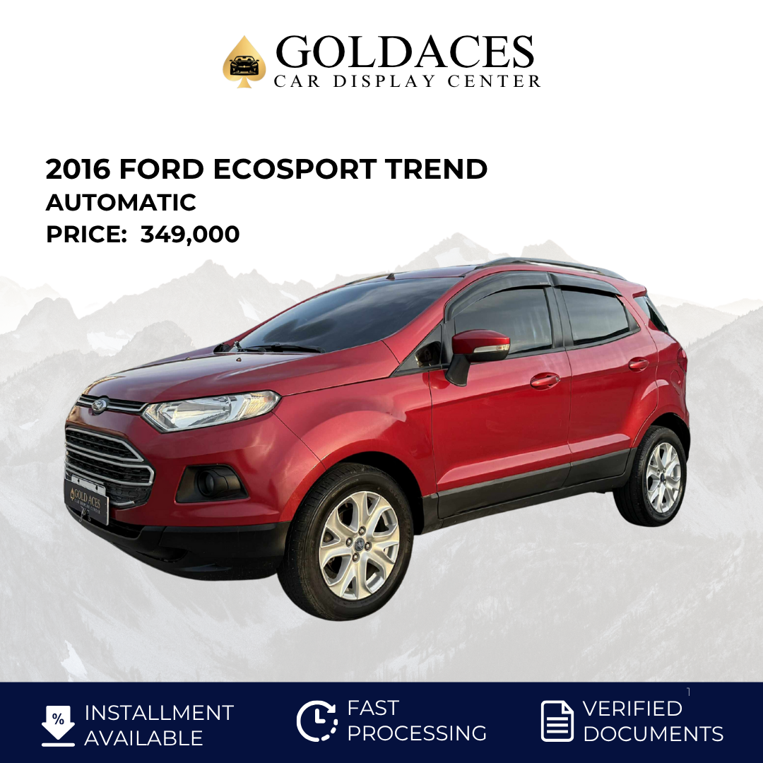 2016 FORD ECOSPORT TREND 1.5L GAS AUTOMATIC TRANSMISSION FORD